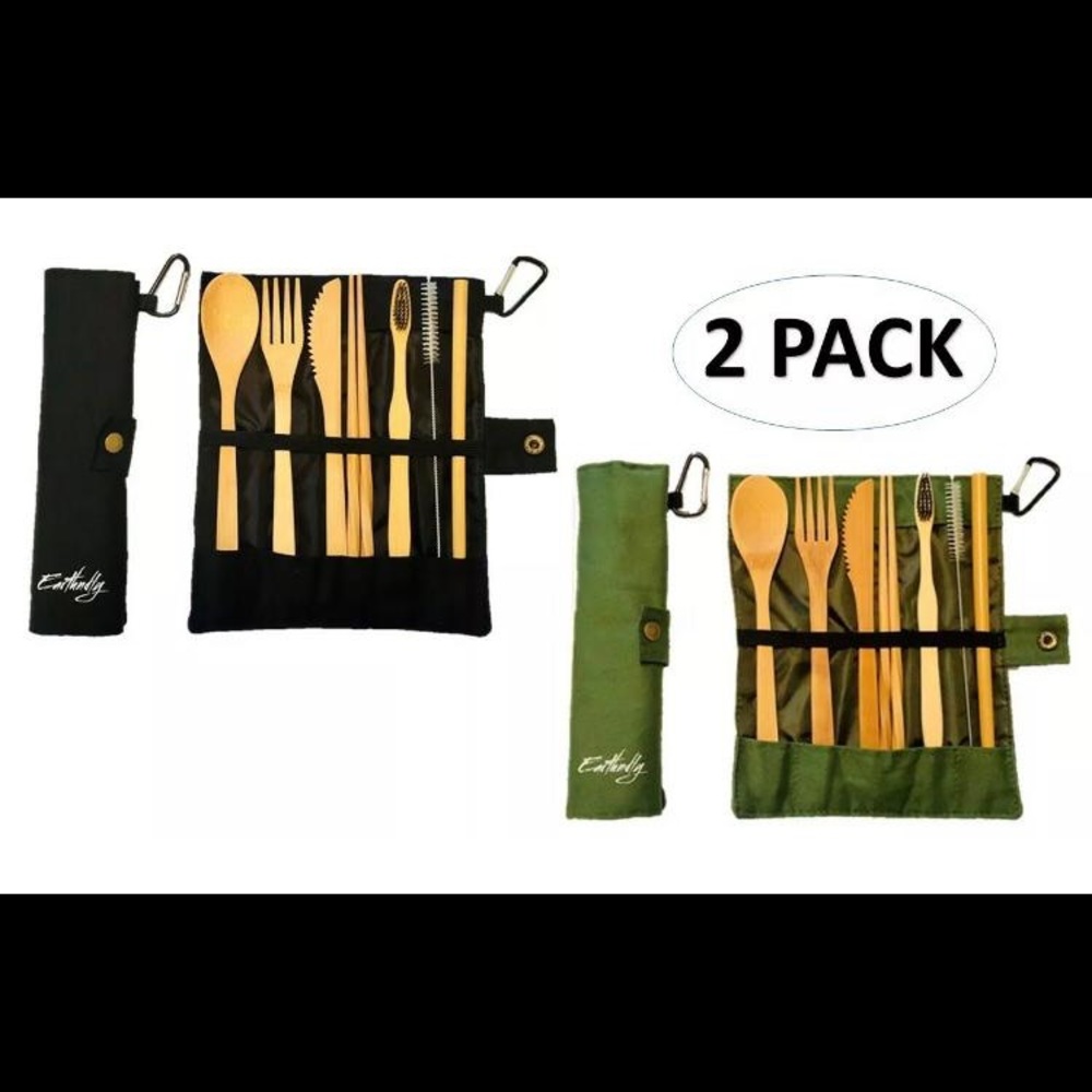 - Bamboo Utensils Cutlery Set. Eco friendy, …